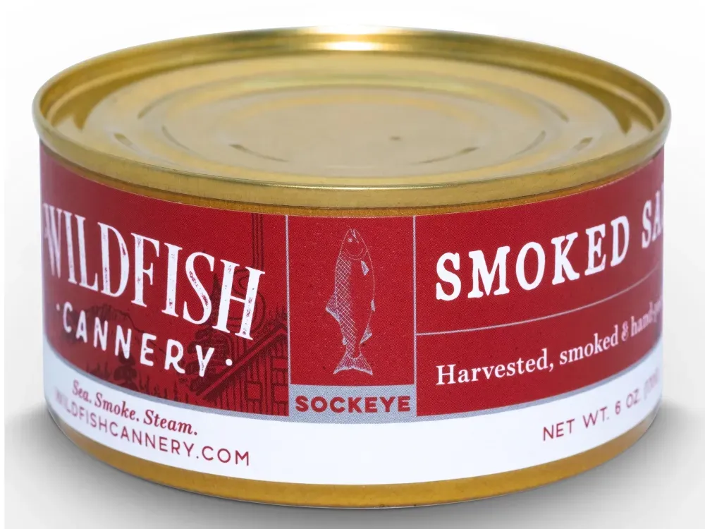 Canned Smoked Sockeye Salmon - 4
