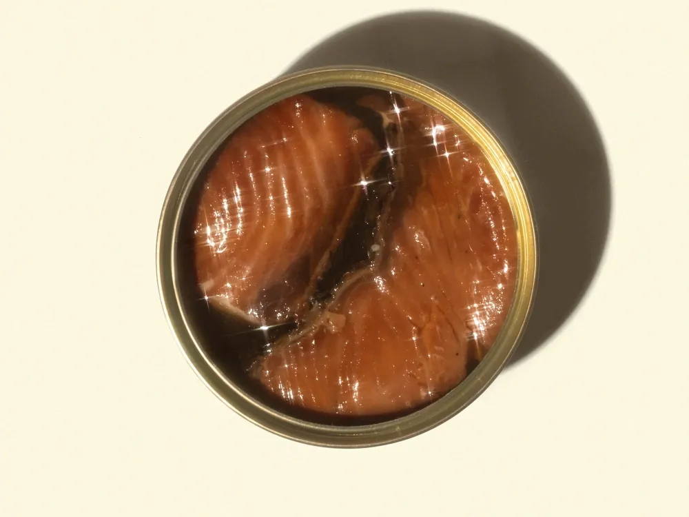 Canned Smoked White King Salmon - 2