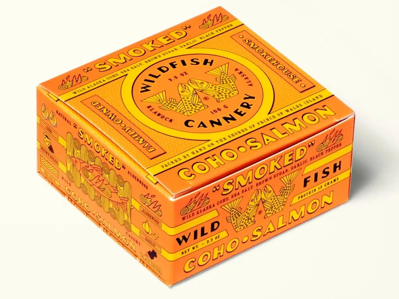 Canned Smoked Coho Salmon