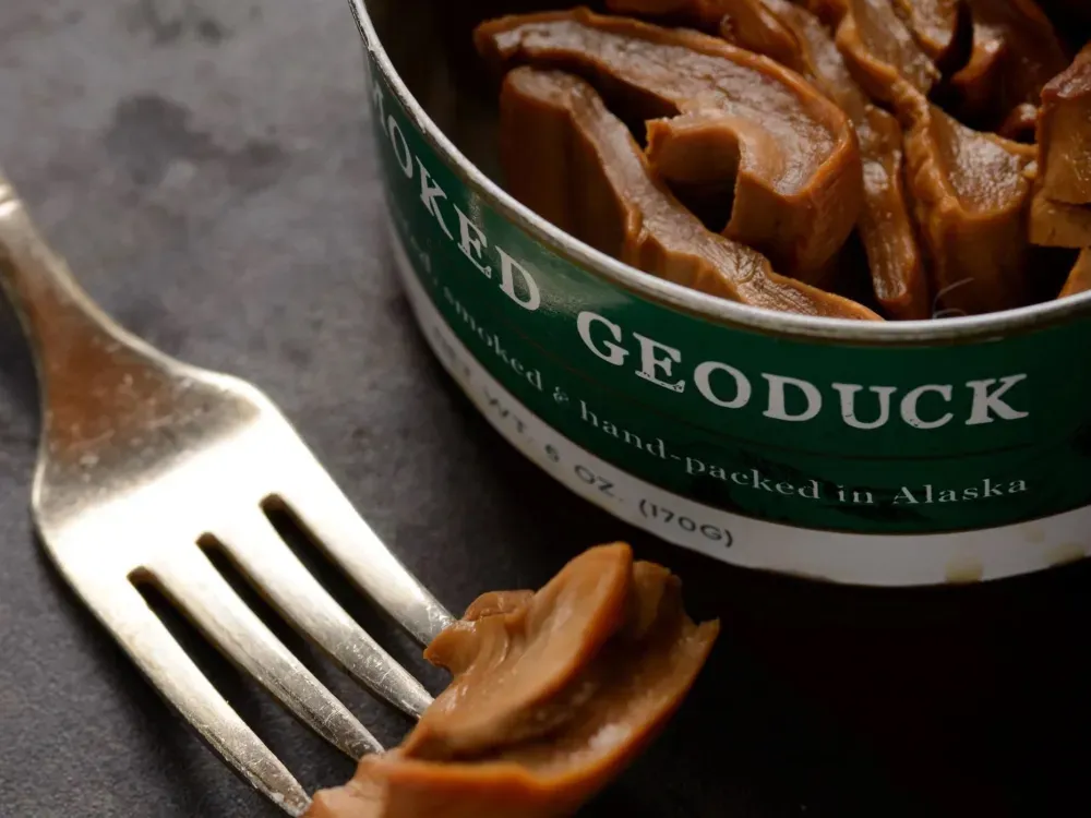 Canned Smoked Geoduck Clams - 2