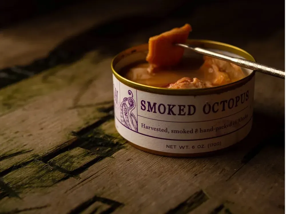 Canned Smoked Octopus - 4