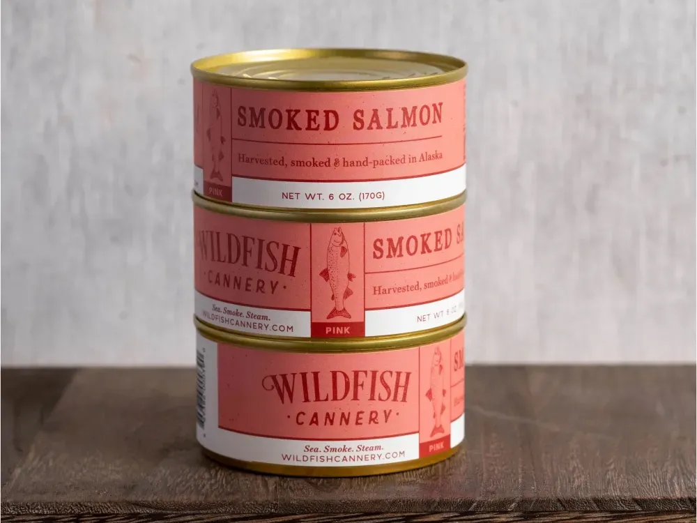 Canned Smoked Pink Salmon - 5
