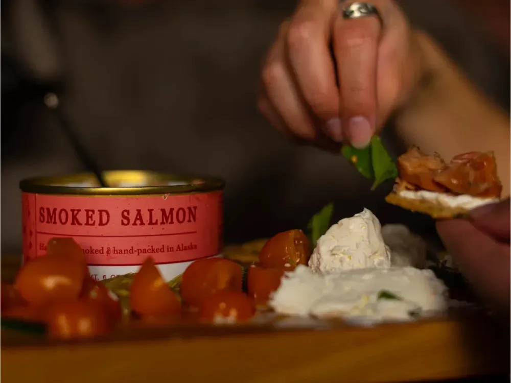 Canned Smoked Pink Salmon - 2