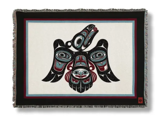 Raven's Journey Tapestry Throw Blanket