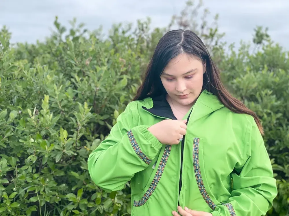 Green Atmik Jacket - 1