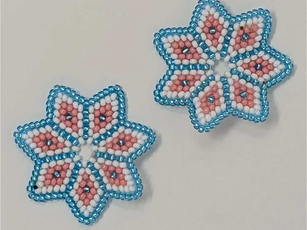 Seven Pointed Shishmaref Beadwork Star - 4