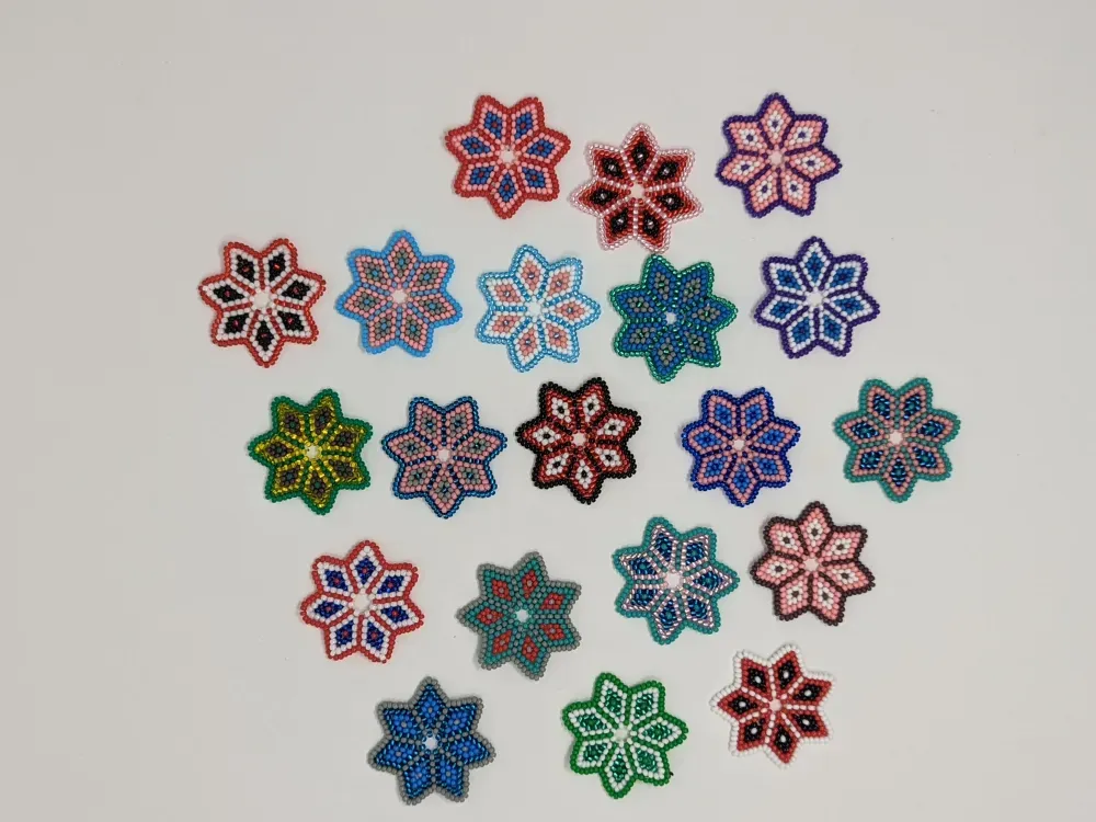 Seven Pointed Shishmaref Beadwork Star - 2