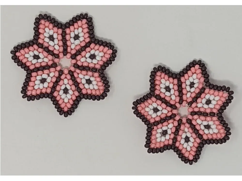 Seven Pointed Shishmaref Beadwork Star - 3