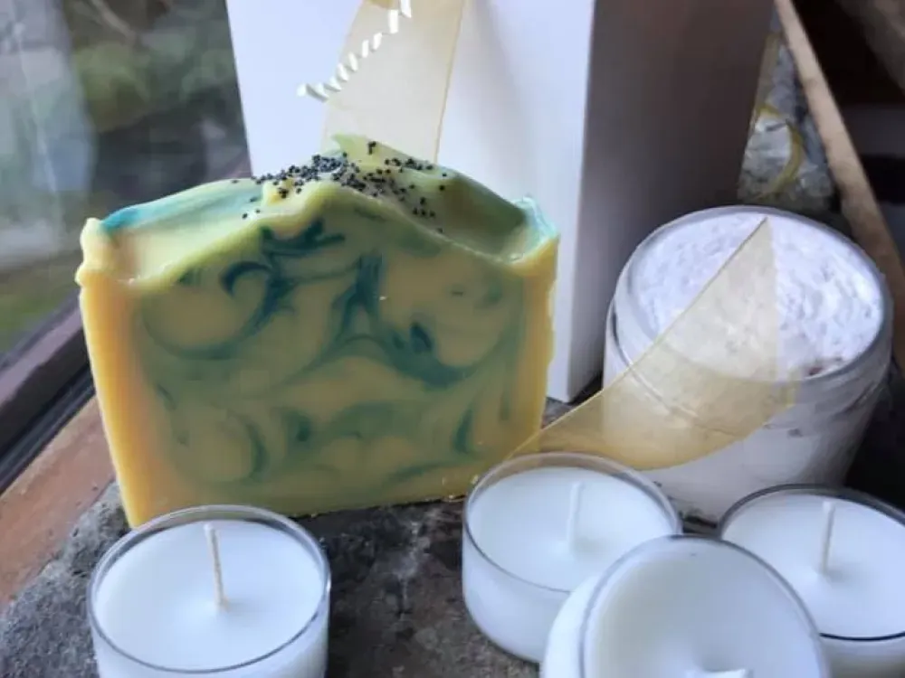 Raindrop handmade artisan soap - 2