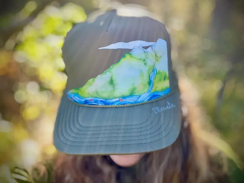 Prescient Passage Artful Trucker Hat - 3