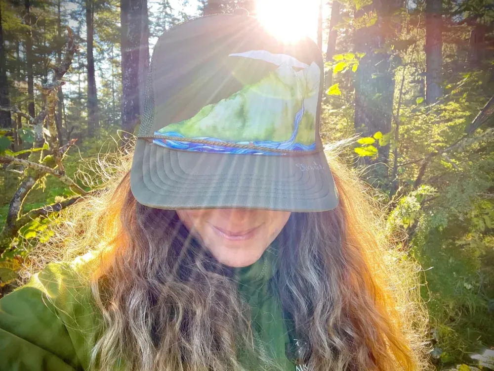 Prescient Passage Artful Trucker Hat - 4