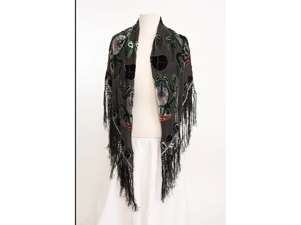 Beaded Frog Shawl - 3