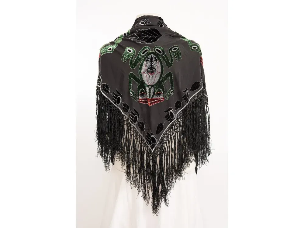 Beaded Frog Shawl - 2