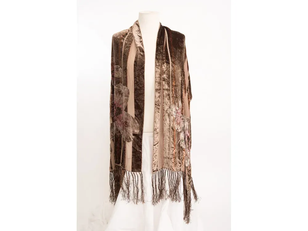 Nagoon Berry Brown Scarf - 2