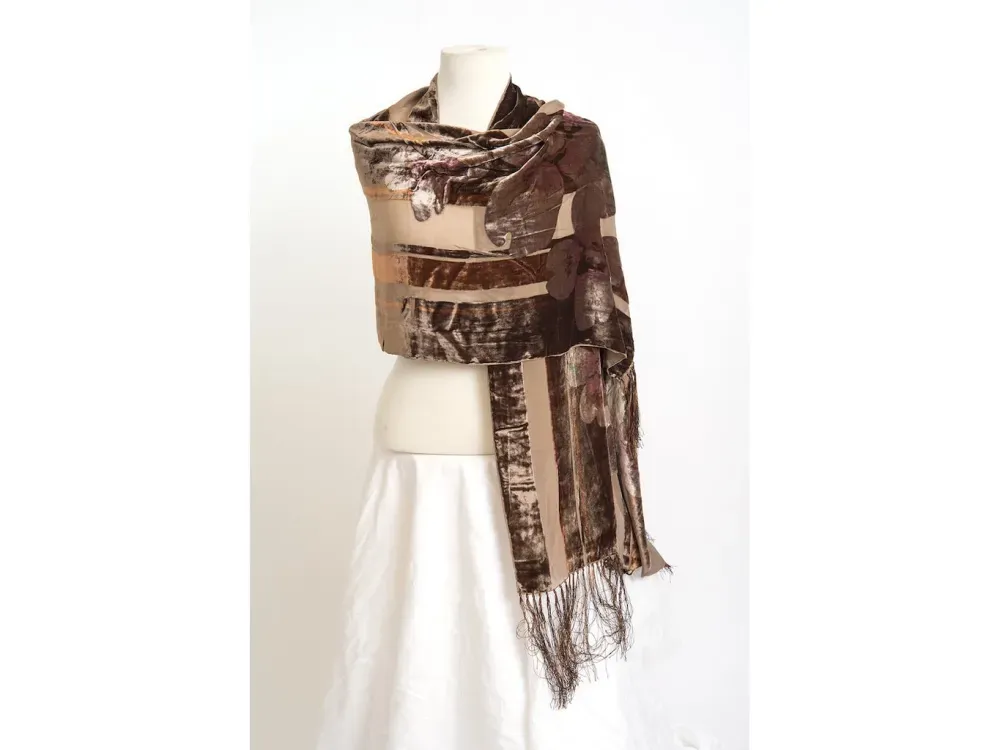 Nagoon Berry Brown Scarf - 4