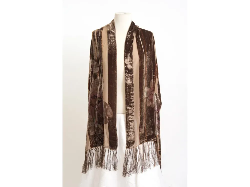 Nagoon Berry Brown Scarf - 3