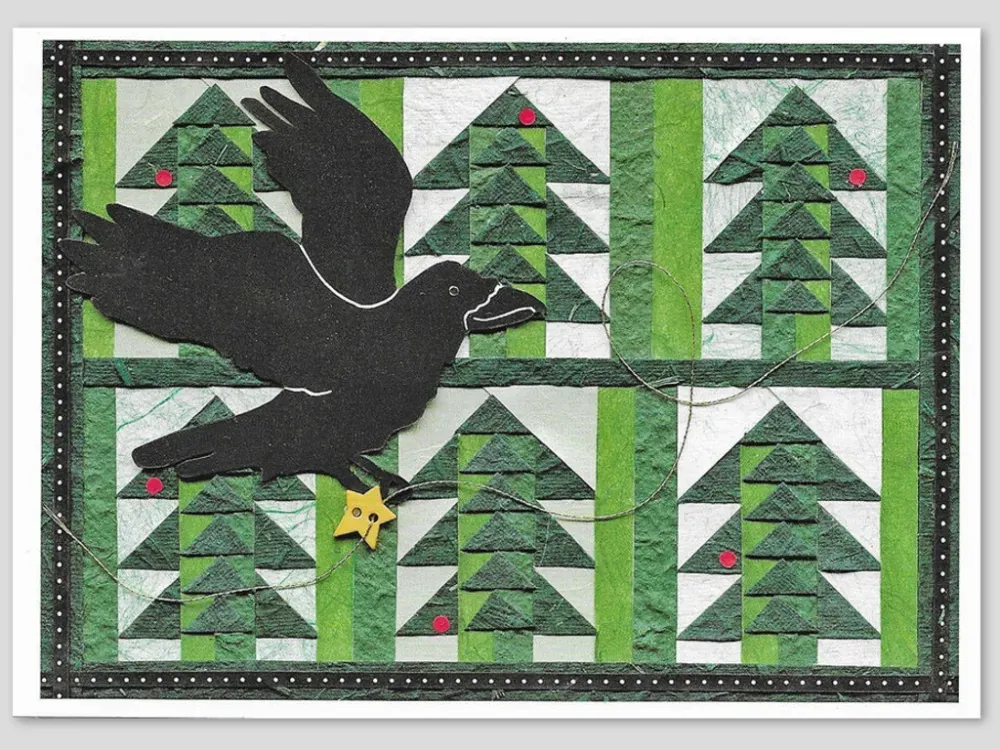 Karen Beason's 'Rainforest Raven' Art Card - 1
