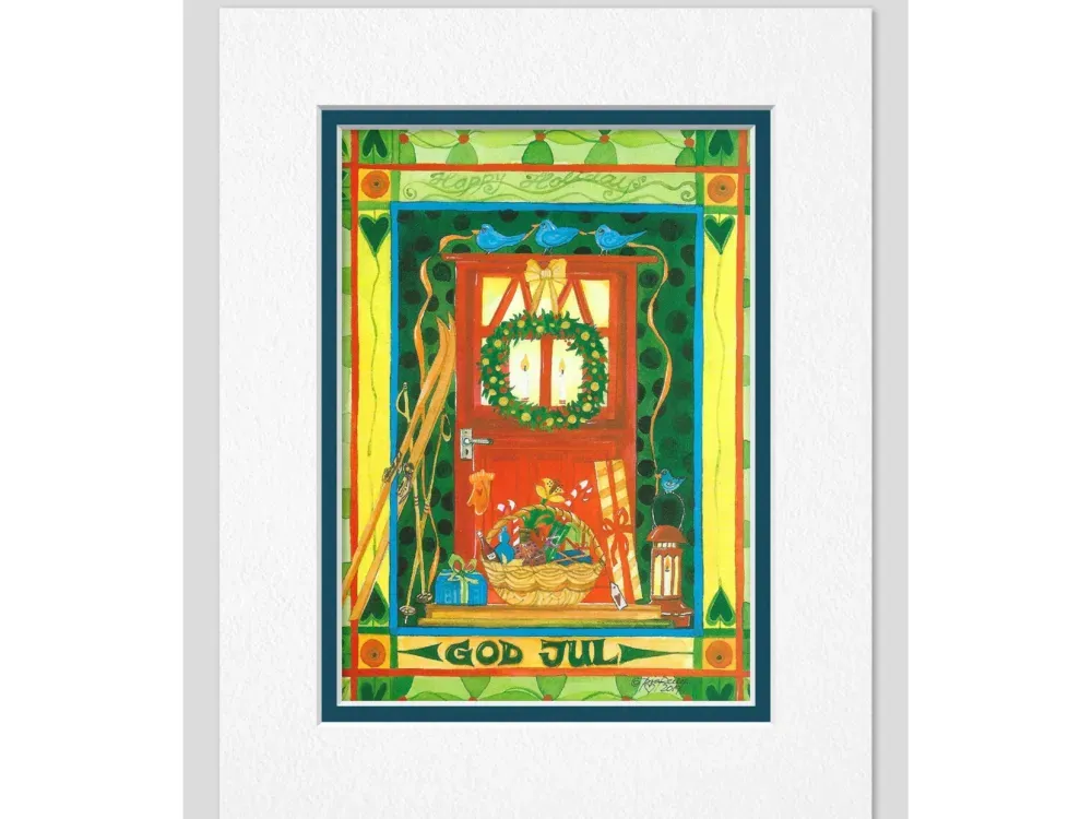 Pia Reilly's "God Jul" Art Card Set - 2