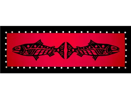 Salmon Laser Cut Applique Kit