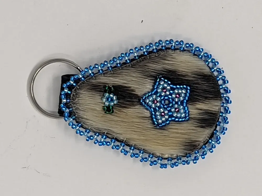 Shishmaref Star Seal Fur Key Chain - 2
