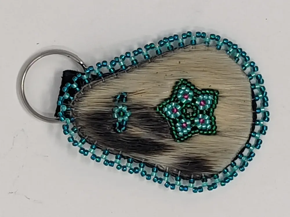 Shishmaref Star Seal Fur Key Chain - 3