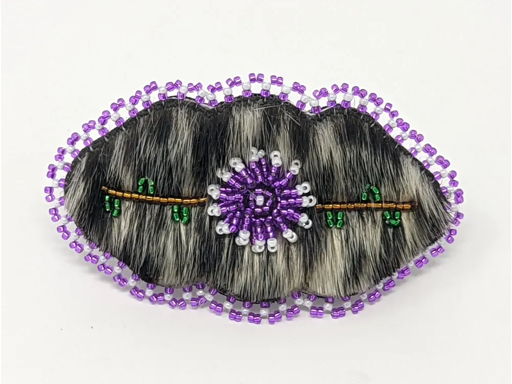 Seal Fur Barette - 2