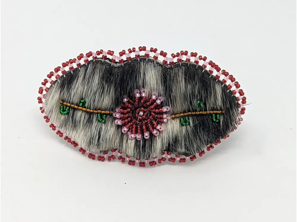 Seal Fur Barette - 3