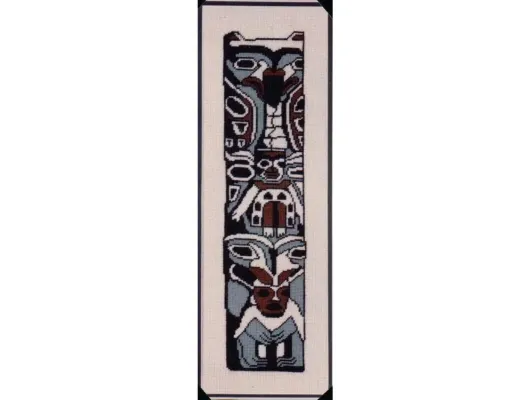 Tall Totem Cross Stitch Design