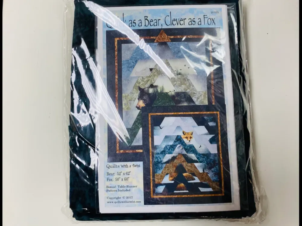 Quick As A Bear Quilt Kit - 2