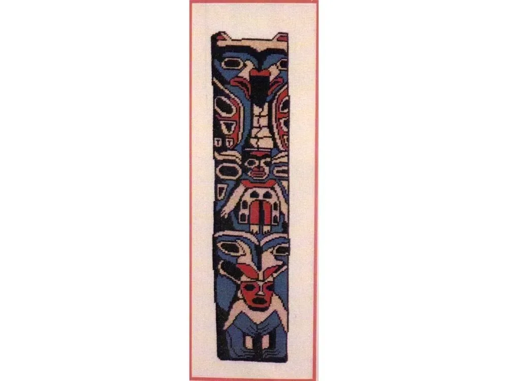 Tall Totem Cross Stitch Design