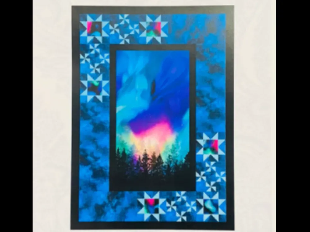 Northern Lights Astral Vision Quilt Kit - 1