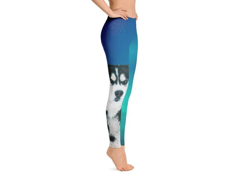 Husky Aurora Borealis Leggings - 4