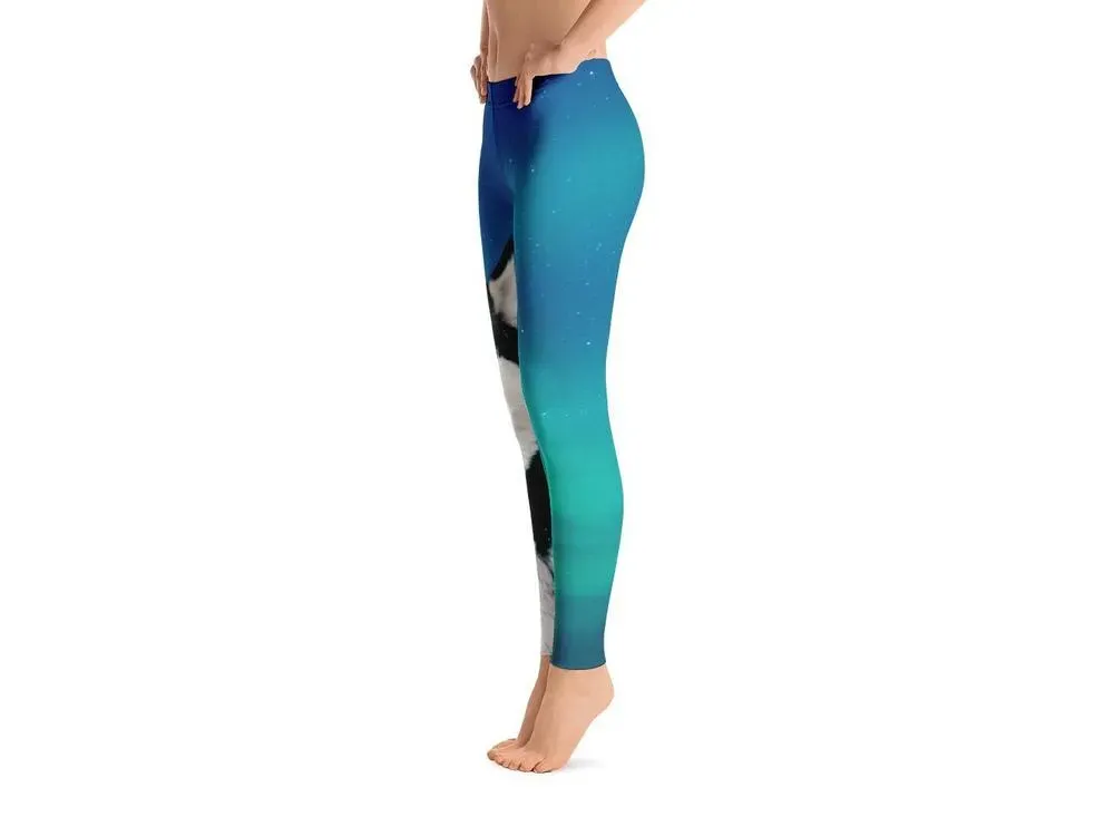 Husky Aurora Borealis Leggings - 3