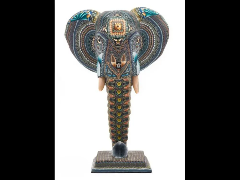 "Elephant Jumbo" Fimo Creations Polymer Clay Sculpture by Jon Anderson - 1