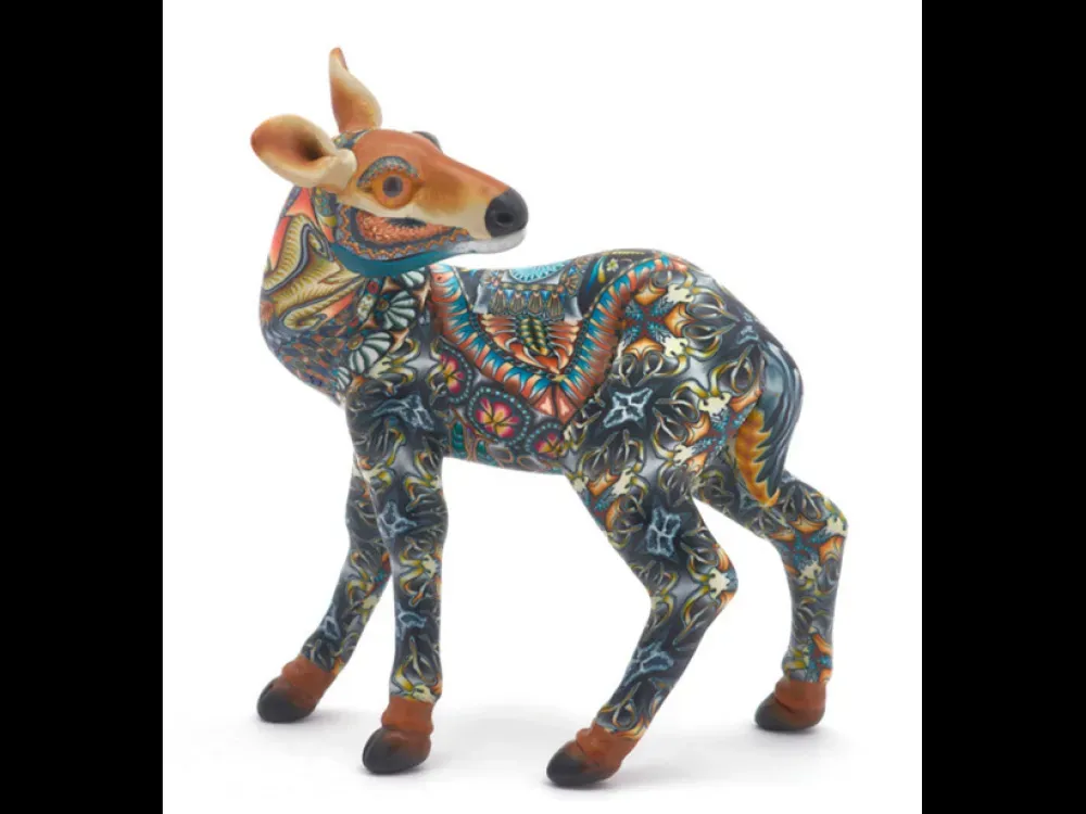 "Elk" Fimo Creations Polymer Clay Sculpture by Jon Anderson - 2