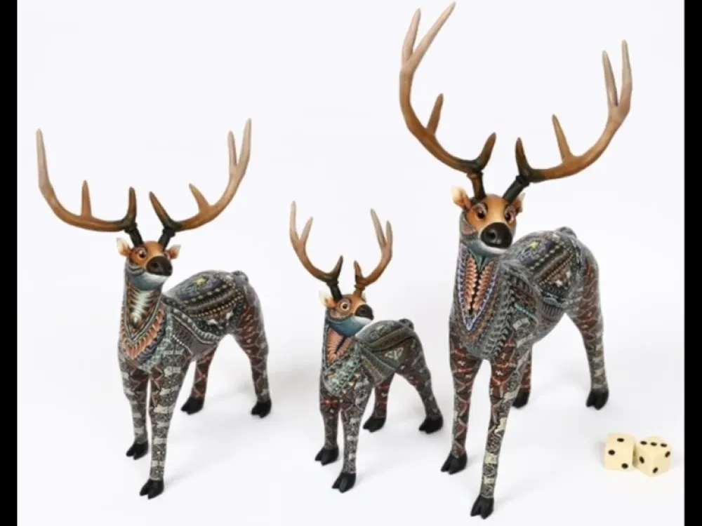 "Elk" Fimo Creations Polymer Clay Sculpture by Jon Anderson - 5