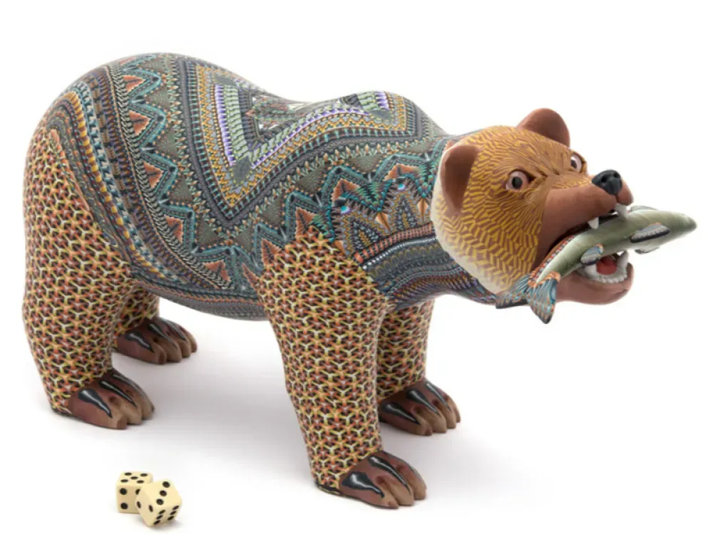 "Grizzly" Fimo Creations Polymer Clay Sculpture by Jon Anderson - 4