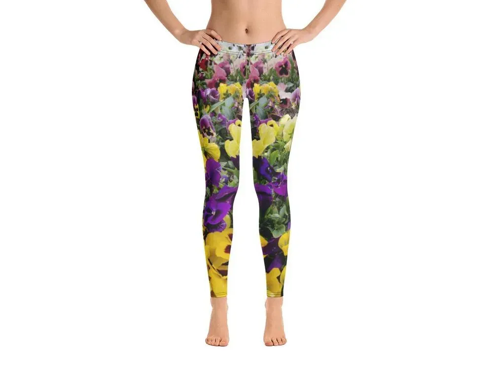Pansies Leggings - 1