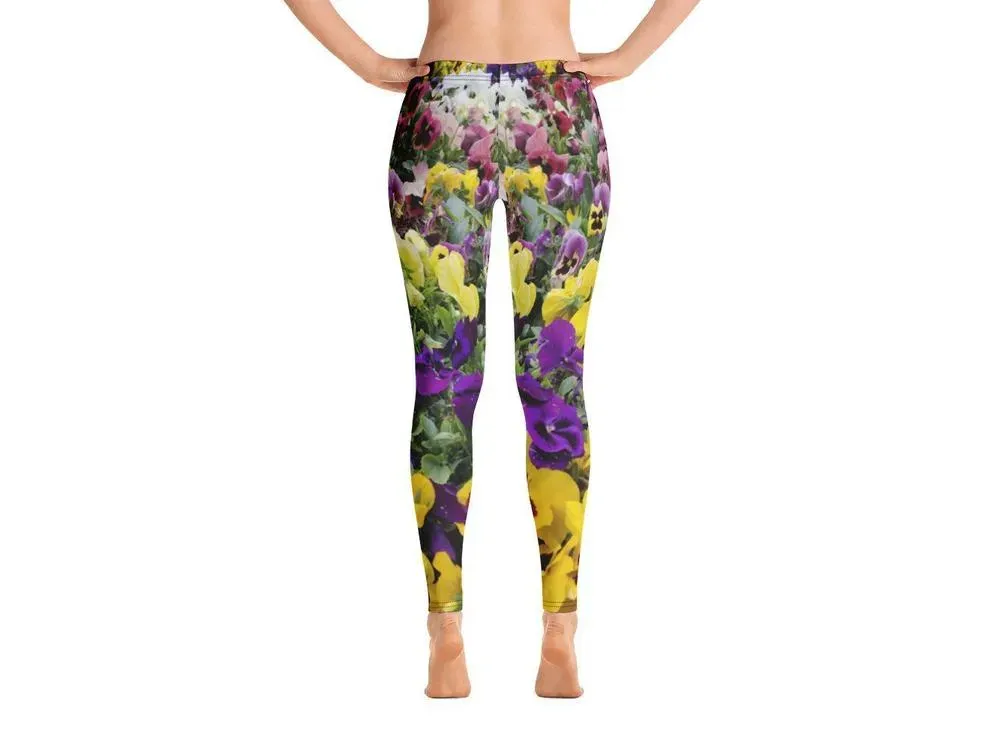 Pansies Leggings - 2