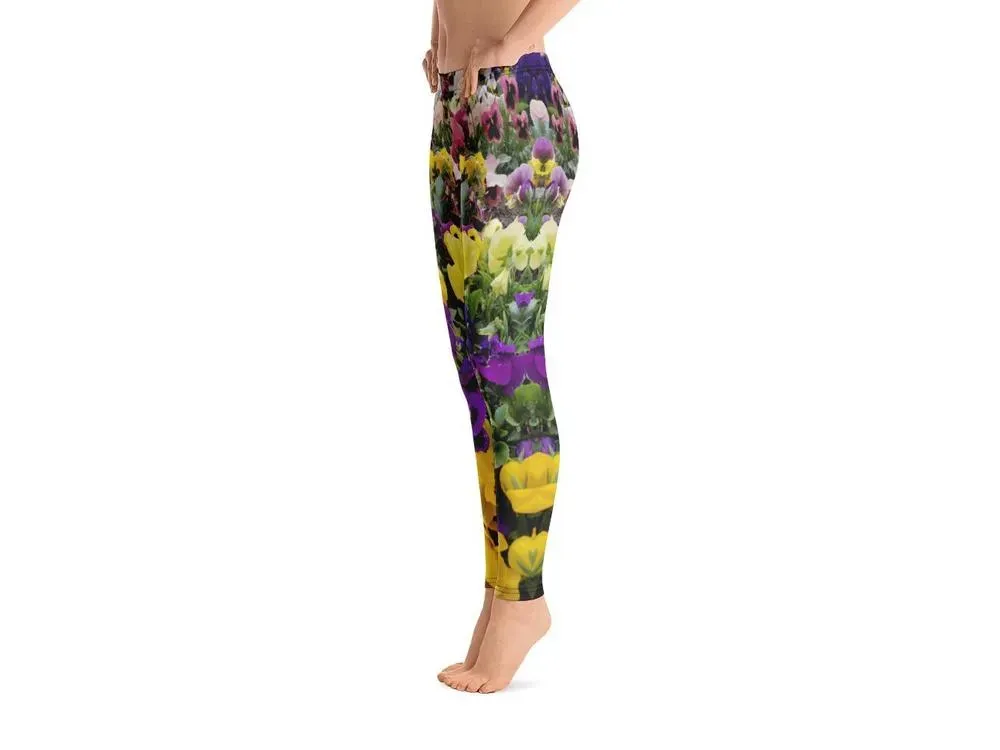 Pansies Leggings - 3