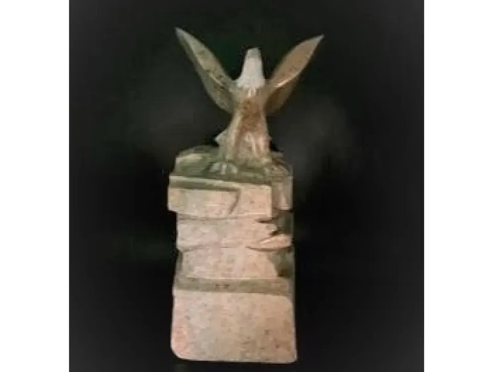 "Eagle" Carving on Soapstone By Chivly Chupak - 1