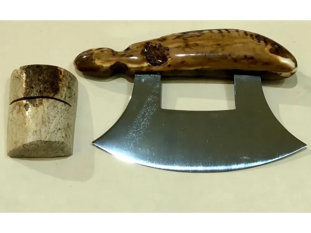 Artifact Handled Ulu Knife - 2