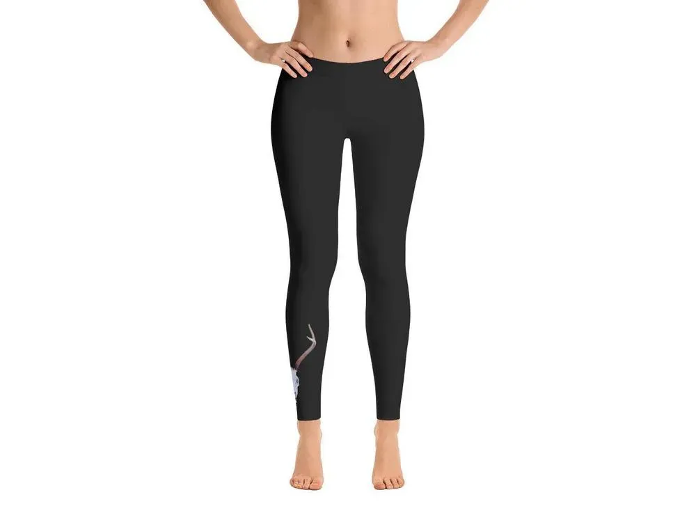 Sitka Blacktail Deer Skull Leggings - 1