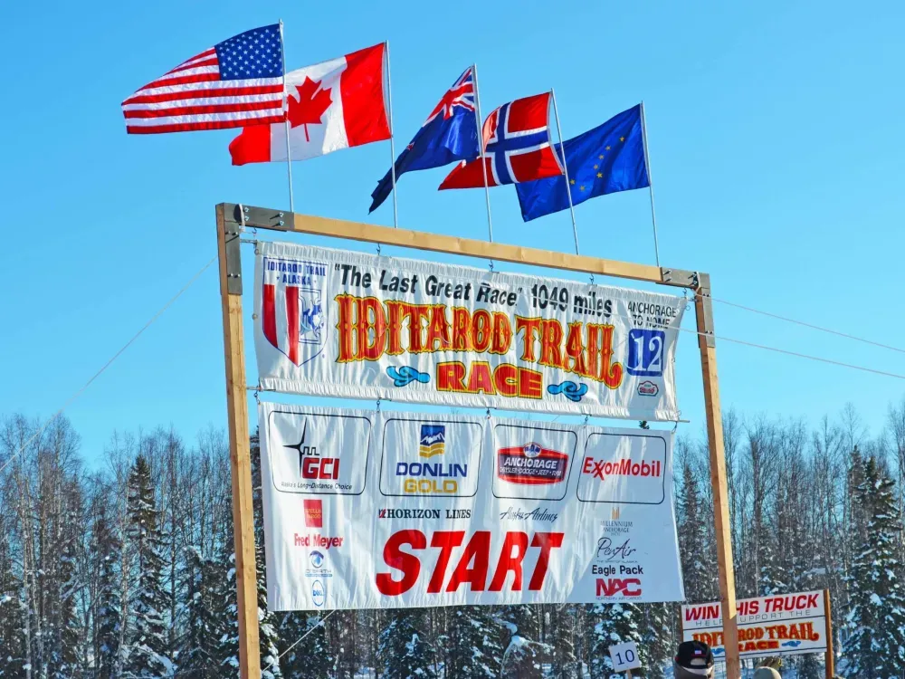 Iditarod Annual Starting Line Event - Willow - 1
