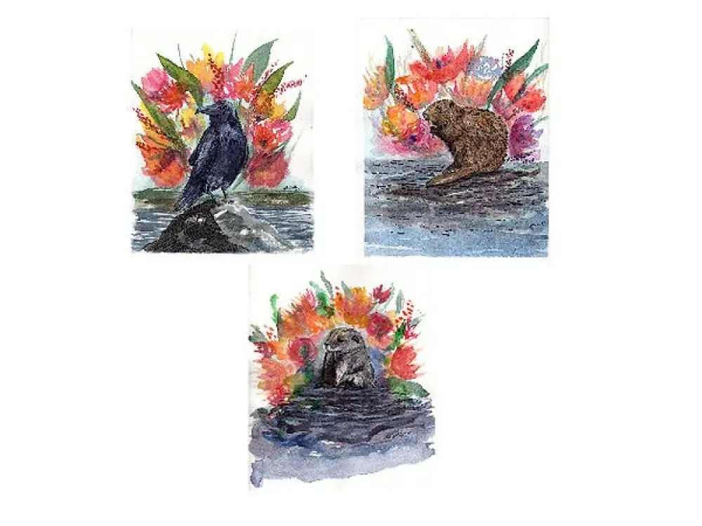 Alaskan Wildlife Notecard Set - 2