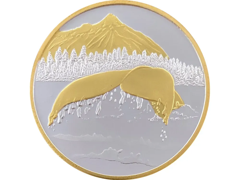Whale Tail Medallion - 1