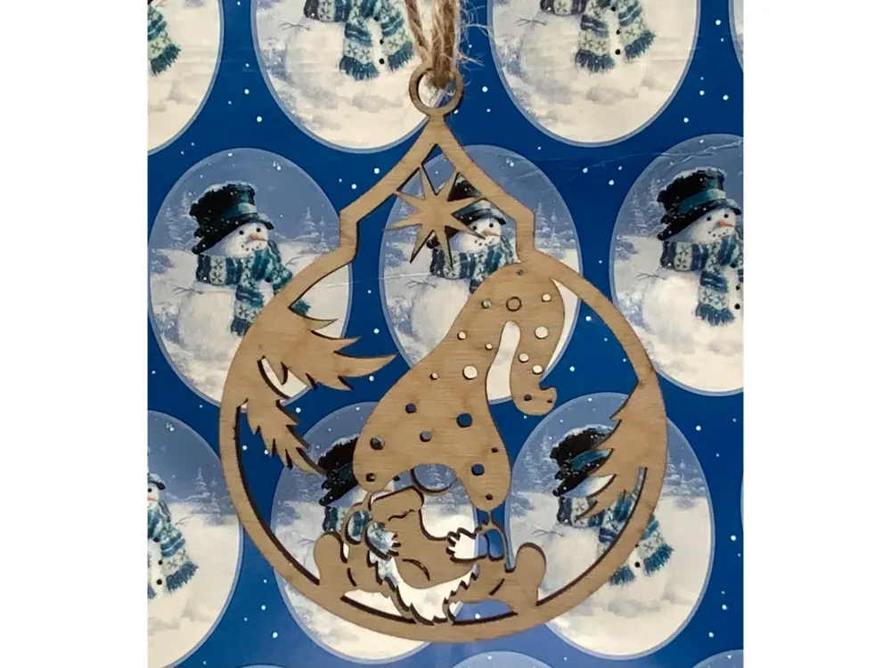 Wooden Christmas Ornament Series 4 - 5