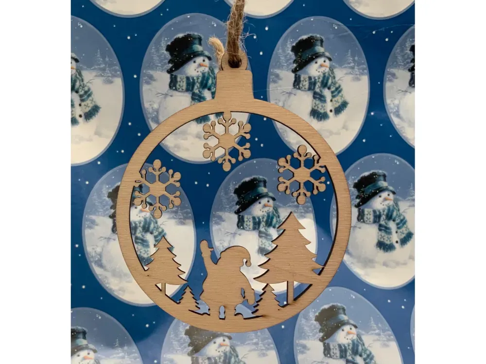 Wooden Christmas Ornaments Series 3 - 1