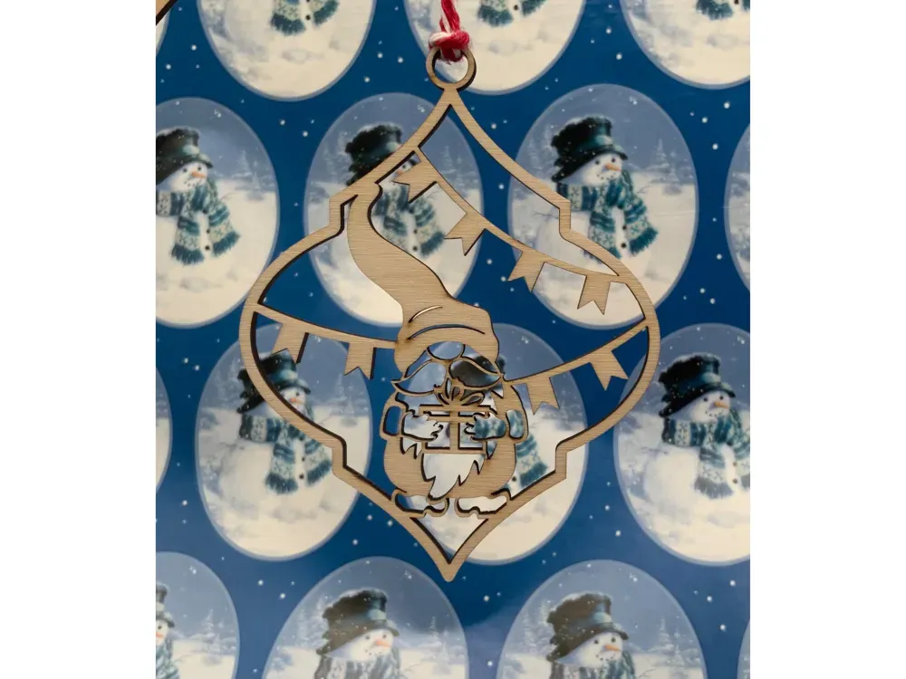 Wooden Christmas Ornaments Series 3 - 4