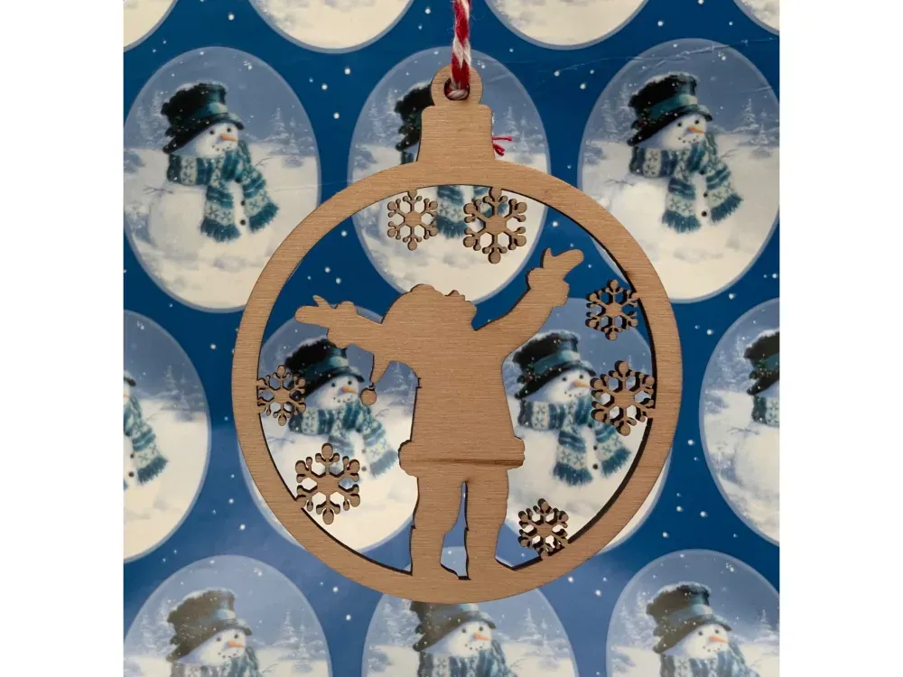 Wooden Christmas Ornaments Series 3 - 2